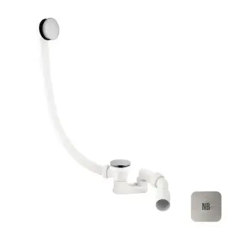 Almar Слив-перелив для ванны, цвет: никель брашированный