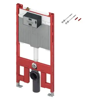 TECEprofil Инсталляция для подвесного унитаза со смывным бачком 50х112см., фронтальное расположение панели, с крепежом