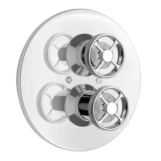 Nicolazzi Termostatico Встраиваемый смеситель, 3/4” с запорным вентилем, 4909CR44, цвет: хром