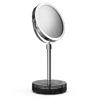 Decor Walther KR KSA Kristall Зеркало косметическое, настольное, цвет: антрацит/хром