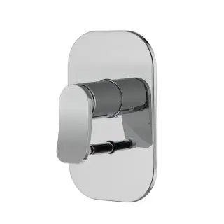 Carlo Frattini Flo' Смеситель для душа,  с переключателем на 2 источника, без внутр. части, цвет: хром