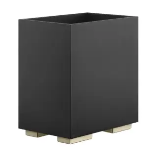 Gessi Inverso Accessories Корзина для мусора, цвет: черный/Warm Bronze Br PVD