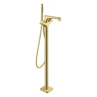 Axor Citterio E Смеситель для ванны, напольный, термостатический, с ручным душем, цвет: шлифованная медь