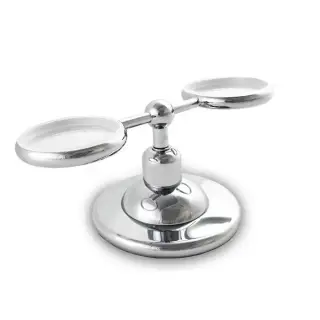 Nicolazzi Cristallo Di Rocca Держатель для мыльницы и стакана, настольный, цвет: хром (без керамики)