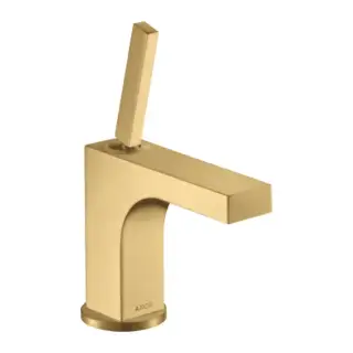 Axor Citterio Смеситель для раковины 90, на 1 отв., с донным клапаном, цвет: шлифованное золото