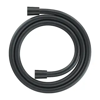 Duravit Шланг для душа защита пережима шланга, с коническим наконечником шланга, соединительная резьба 1/2“, 1600 мм, цвет: черный матовый