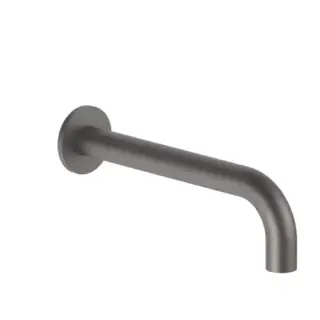 Fantini Fontane Bianche Излив смесителя для раковины, настенный, цвет: Matt Gun Metal PVD