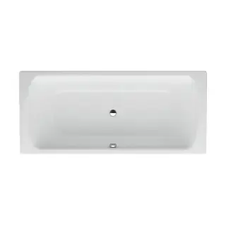 Laufen Pro Ванна встраиваемая, 180x80см, эмалированная сталь (3,5 мм), с центральным выпуском, шумоизоляционное покрытие, с отверстиями для ручек, с антискользящим покрытием, цвет: белый