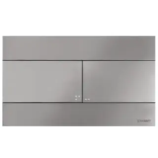 Duravit DuraSystem Beta 140 Клавиша смыва для унитаза, цвет: сталь брашированная