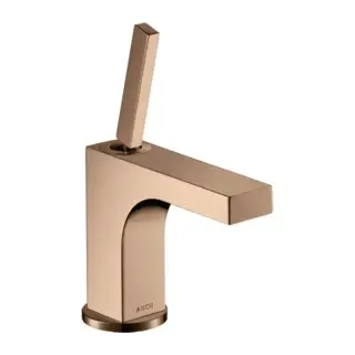 Axor Citterio Смеситель для раковины 90, на 1 отв., с донным клапаном, цвет: полированное красное золото