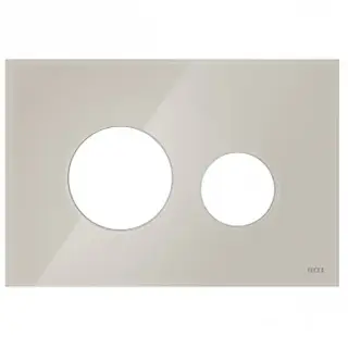 TECE TECEloop Лицевая панель клавиши смыва для унитаза, цвет: стекло светло-бежевое