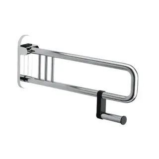 Colombo Complementi Поручень для инвалидов, 65см, с держателем для т/б., цвет: хром