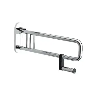 Colombo Complementi Поручень для инвалидов, 75см, с держателем для т/б., цвет: хром