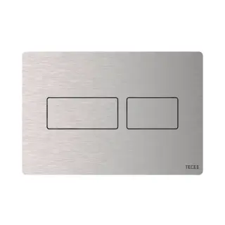 TeceSolid Панель смыва с двойной системой смыва для унитаза, цвет: Нержавеющая сталь