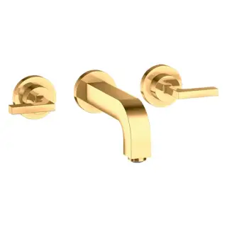 Axor Citterio Смеситель для раковины, встраиваемый, излив: 16.2см., ручка: рычаг, цвет: полированное золото