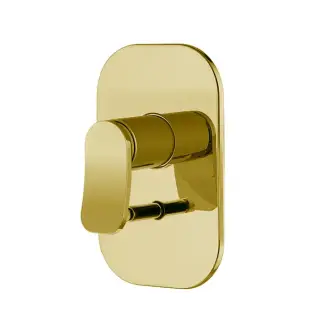 Fima Carlo Frattini Flo Смеситель для душа, встраиваемый, с переключателем на 2 выхода, цвет: золото