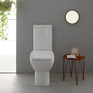 Globo Daily Унитаз моноблок 65х37х43см, универсальный слив, с бачком-подвод воды справа/слева снизу, цвет: белый