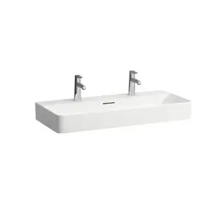 Laufen VAL Раковина 95х42х11.5 см, 2 отв., цвет: белый