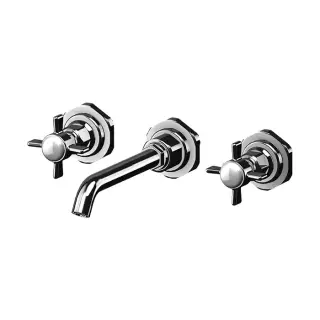 Gattoni TRD Смеситель для раковины, встраиваемый, ручки London, цвет: хром