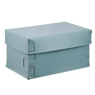 ADJ Коробка Snob, 25x15xH13,5 см., цвет: небесный/эвкалипт