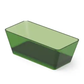 Dea Design Modern Ванна 150х68х56см., отдельностоящая, Glasstech, прозрачная смола, цвет: Emerald R3