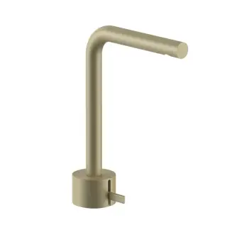 Fantini AF/21 Смеситель для раковины, 1 отв., высокий излив: 15.5 см, цвет: Matt British Gold PVD