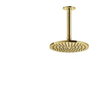 Gessi Inciso Верхний душ, 1/2&quot;, Ø20см, с защитой от налёта, потолочный, цвет: золото