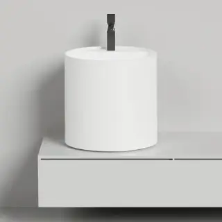 Salini Armonia Раковина 45x45x45см., 1 отв., накладная, S-Sense, цвет: белый глянцевый