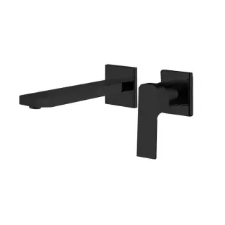 Fima Carlo Frattini Fit Смеситель для раковины, встраиваемый, излив: 15.4см., с донным клапаном, цвет: черный матовый