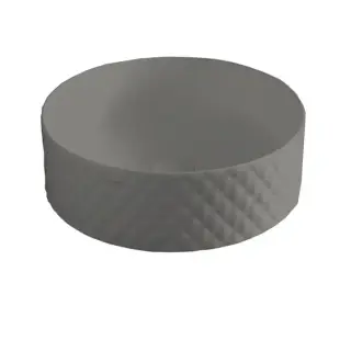 Artceram Rombo Раковина накладная Ø 44 см, цвет: grigio oliva