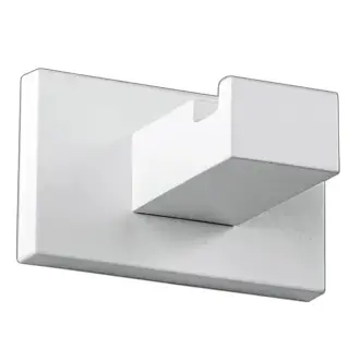 Colombo Look Крючок одинарный LC27, цвет: белый матовый