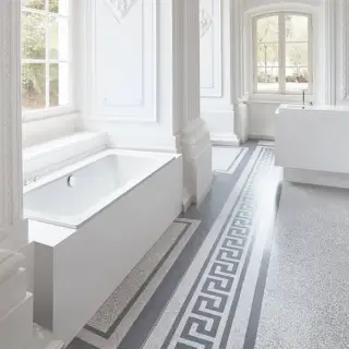 Bette One Ванна с шумоизоляцией встраиваемая, 200х90х45см.,  цвет: белый (для удлиненного слива-перелива)