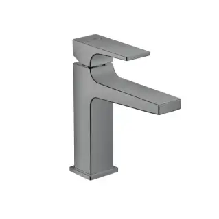 Hansgrohe Metropol Смеситель для раковины 110, на 1 отв, с донным клапаном, излив 135мм, цвет: шлифованный черный хром