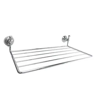 Nicolazzi Cristallo Di Rocca Полотенцедержатель-полочка, подвесной, цвет: хром