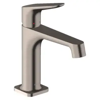 Axor Citterio M Смеситель для раковины 100, на 1 отв., с донным клапаном, цвет: сталь