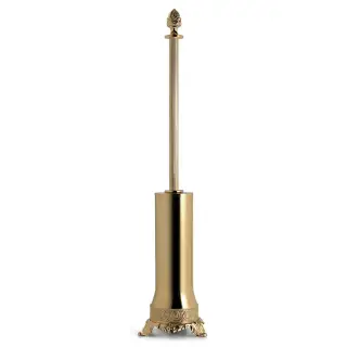 3SC Bally Туалетный ёршик напольный, ручка Queen, цвет: золото 24к. Lucido