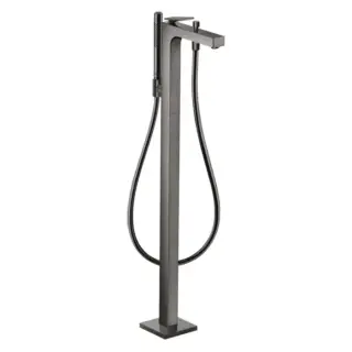 Axor Citterio Смеситель для ванны,напольный, с ручным душем, цвет: полированный черный хром