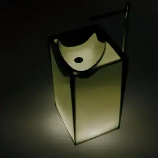 Antonio Lupi Astro Раковина 50х45х85 см, без отв., напольная, слив в пол, с дон. клапан, сифоном и трубой слива, Cristalmood, цвет: Oleo