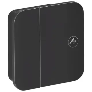 Axor One Запорный вентиль, встраиваемый, цвет: черный матовый