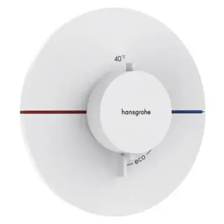 Hansgrohe ShowerSelect Comfort S Смеситель для душа, встраиваемый, термостатический, цвет: белый матовый