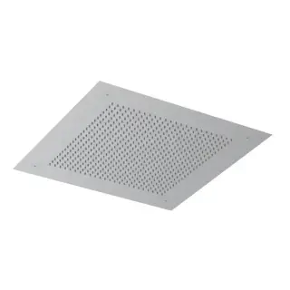 Almar Velvet Верхний душ 38х38см, встраиваемый, 1 режим, цвет: оружейный металл брашированный PVD