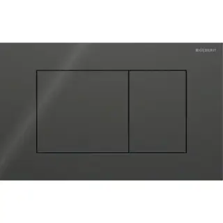 Geberit Sigma40 Клавиша для двойного смыва, квадратная: Черный