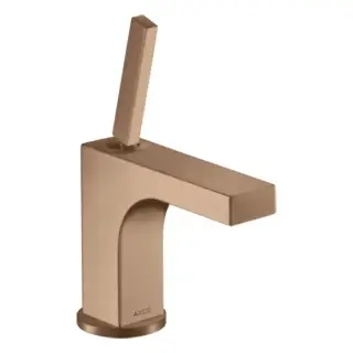 Axor Citterio Смеситель для раковины 90, на 1 отв., с донным клапаном, цвет: шлифованное красное золото