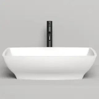 Salini Gloria Раковина 60x38x15см., без отв., накладная, S-Sense, цвет: белый глянцевый