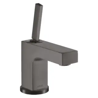 Axor Citterio Смеситель для раковины 80, на 1 отв., излив 10.4см, с донным клапаном, цвет: шлифованный черный хром