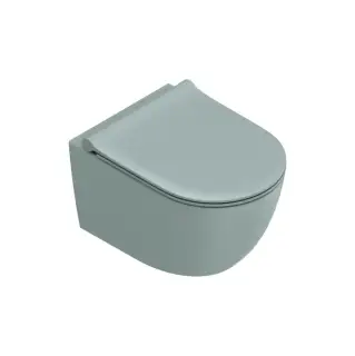 Catalano Sfera Унитаз подвесной 50x35см, безободковый, смыв Tornado, покрытие Twinglaze+, цвет: Aqua Satinato