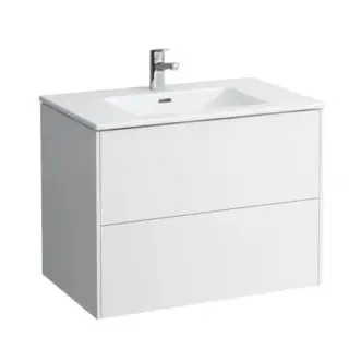 Laufen Pro S Комплект, раковина и база 80х50х61см., с 1 отв.,с 2 ящиками с мех. push-and-pull, цвет: белый матовый