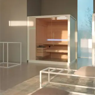 Effegibi One S Сауна 214x171x226см, уголовая SX, цвет: Soft Sand