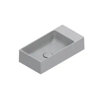 Catalano Premium Раковина 50x25см, без отв., цвет: Cemento Satinato