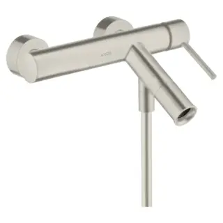 Axor Starck Смеситель для ванны , настенный, цвет: сталь